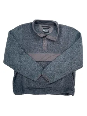Relaxed Fit Fleece Snap Front Jacket- 2 Warmer Rating