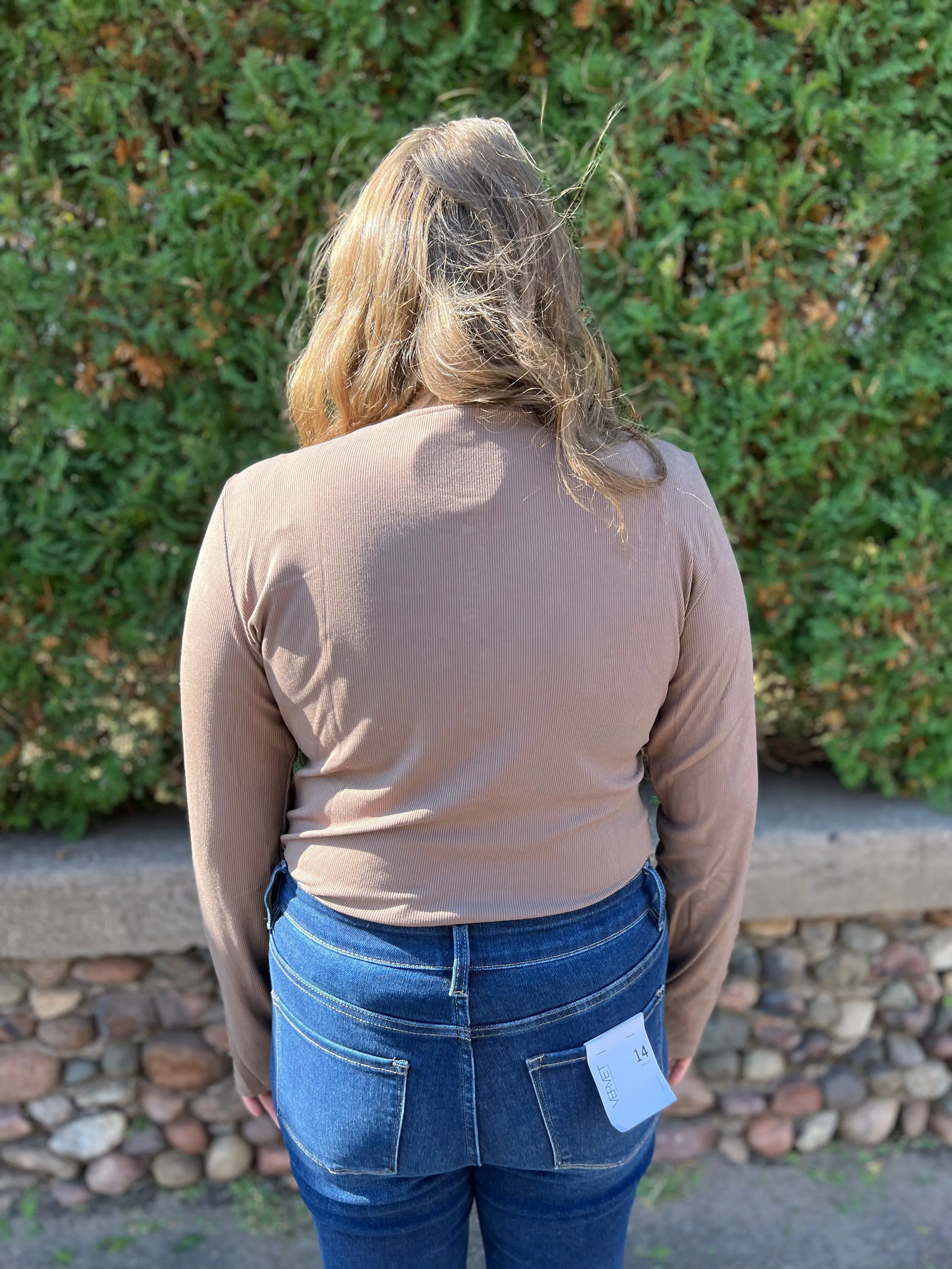 Ribbed Long Sleeve Bodysuit