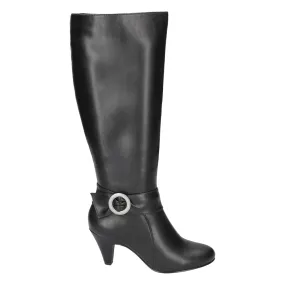 Rima Round Toe Wide Calf Zippered Boots