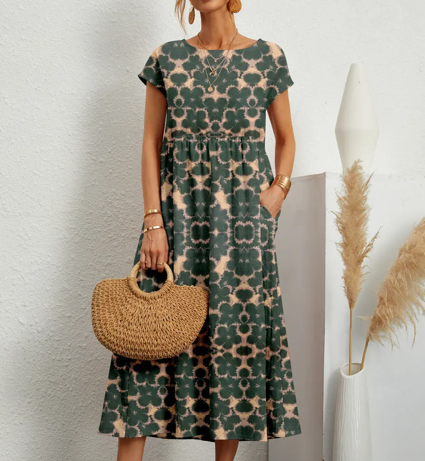 Roselle - Chic Floral Dress