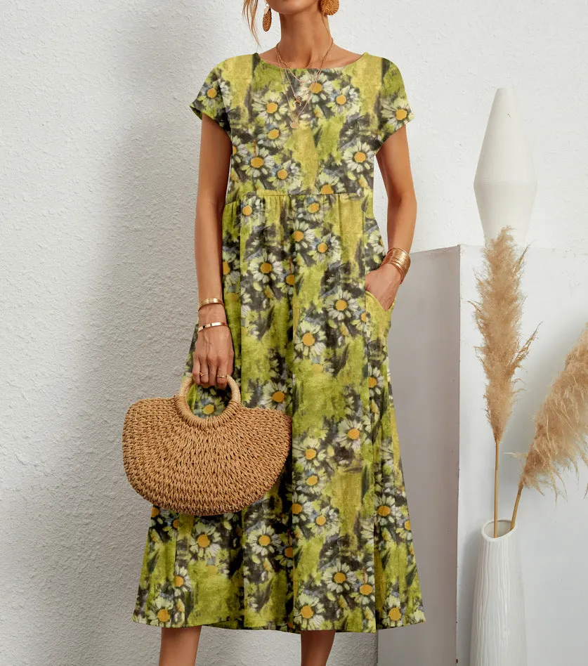 Roselle - Chic Floral Dress