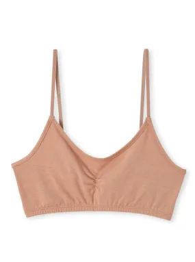 Ruched Bralette Nude by Miakoda