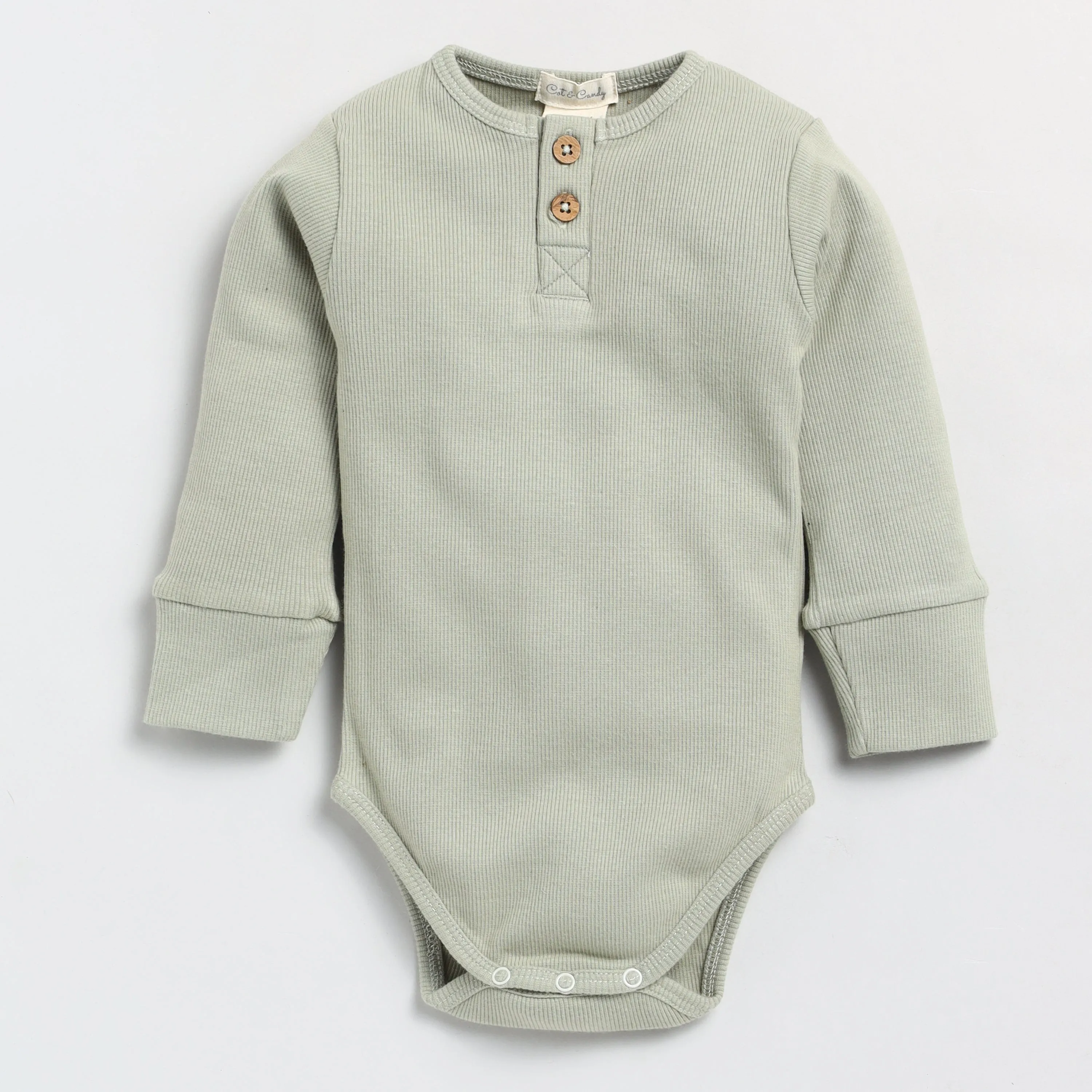 Sage Organic Long Sleeve Bodysuit