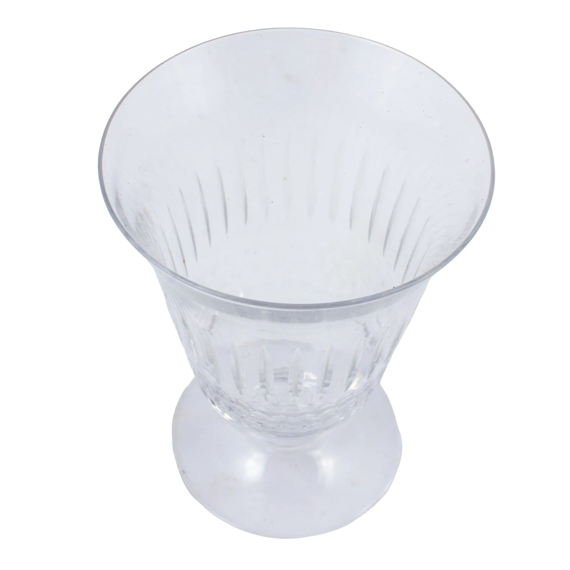 Set of Vintage French Crystal Wine Glasses