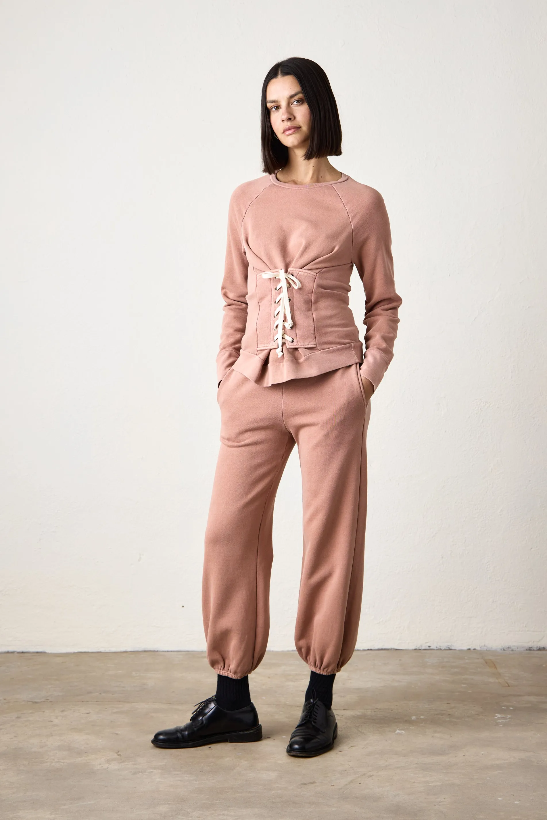 SHANE BILLOW SWEATPANT / ITALIAN CLAY