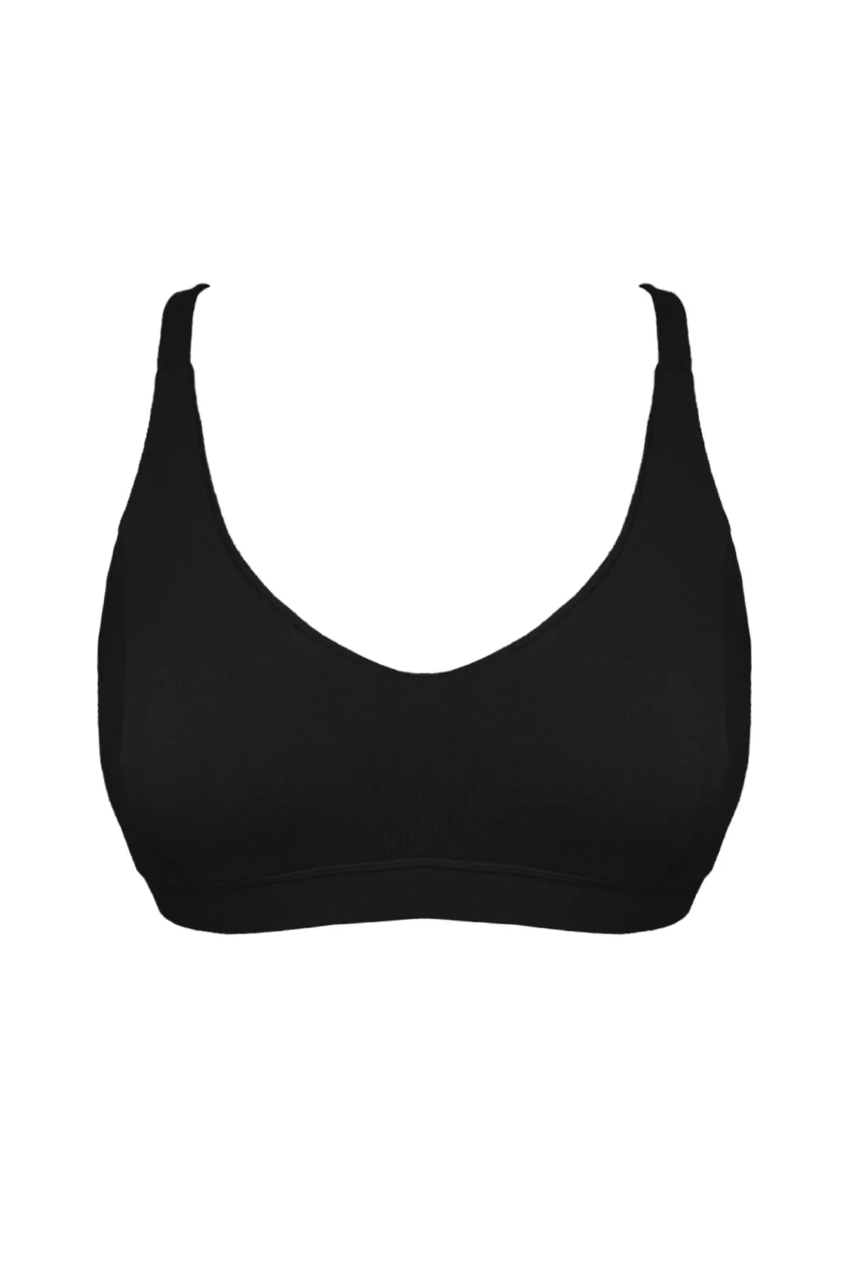 Siane Full Cup Crop in Black