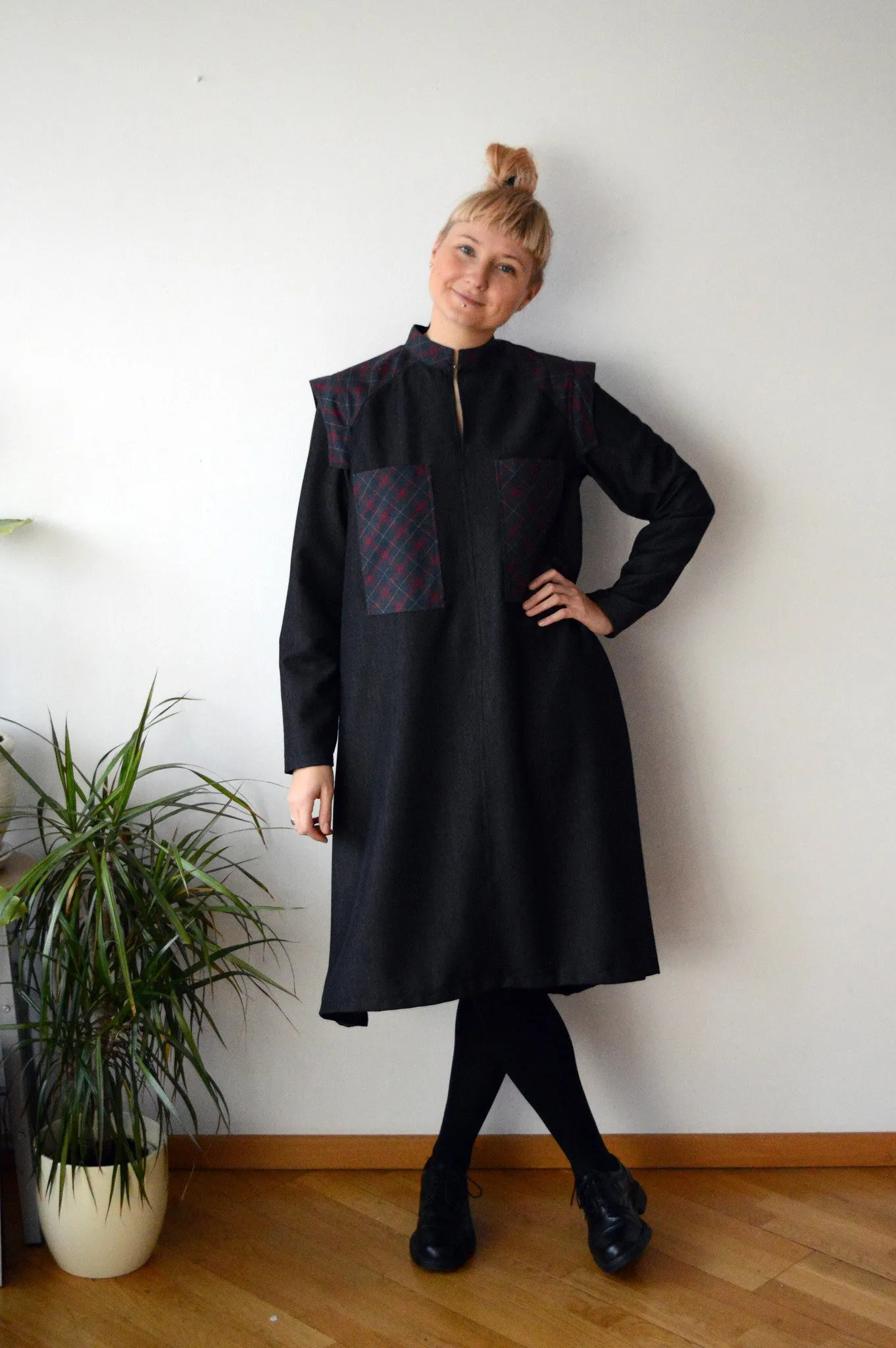Space Warrior Princess - Denim   Tartan