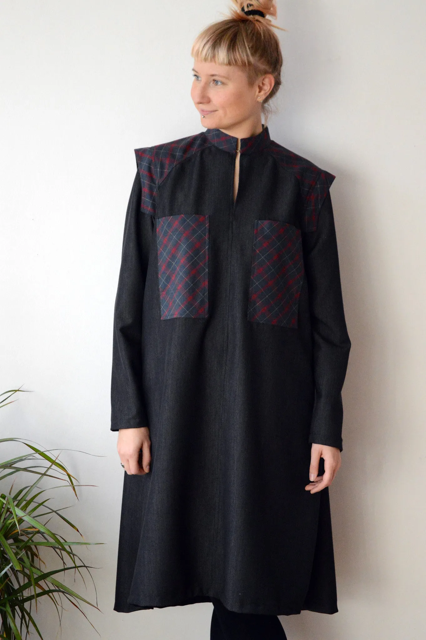 Space Warrior Princess - Denim   Tartan