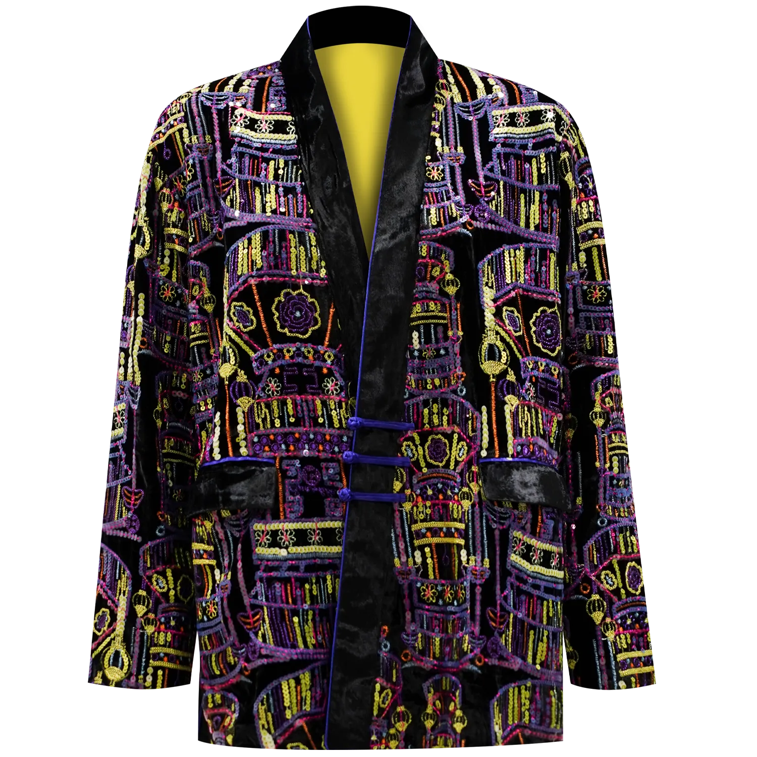 SPARKLE by KAREN CHAN x ICHO【BOY LANTERN】Velvet Robe Jacket