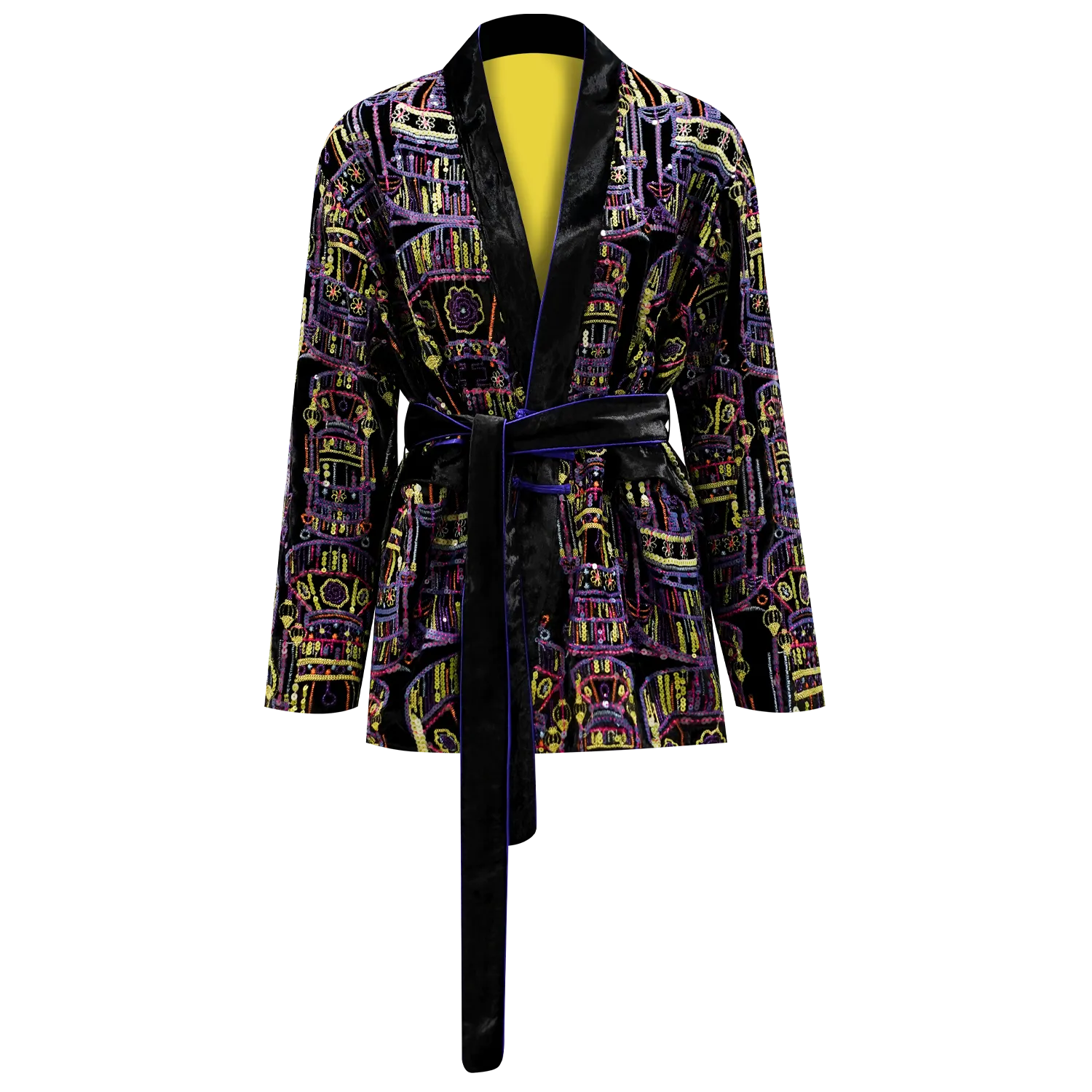 SPARKLE by KAREN CHAN x ICHO【BOY LANTERN】Velvet Robe Jacket