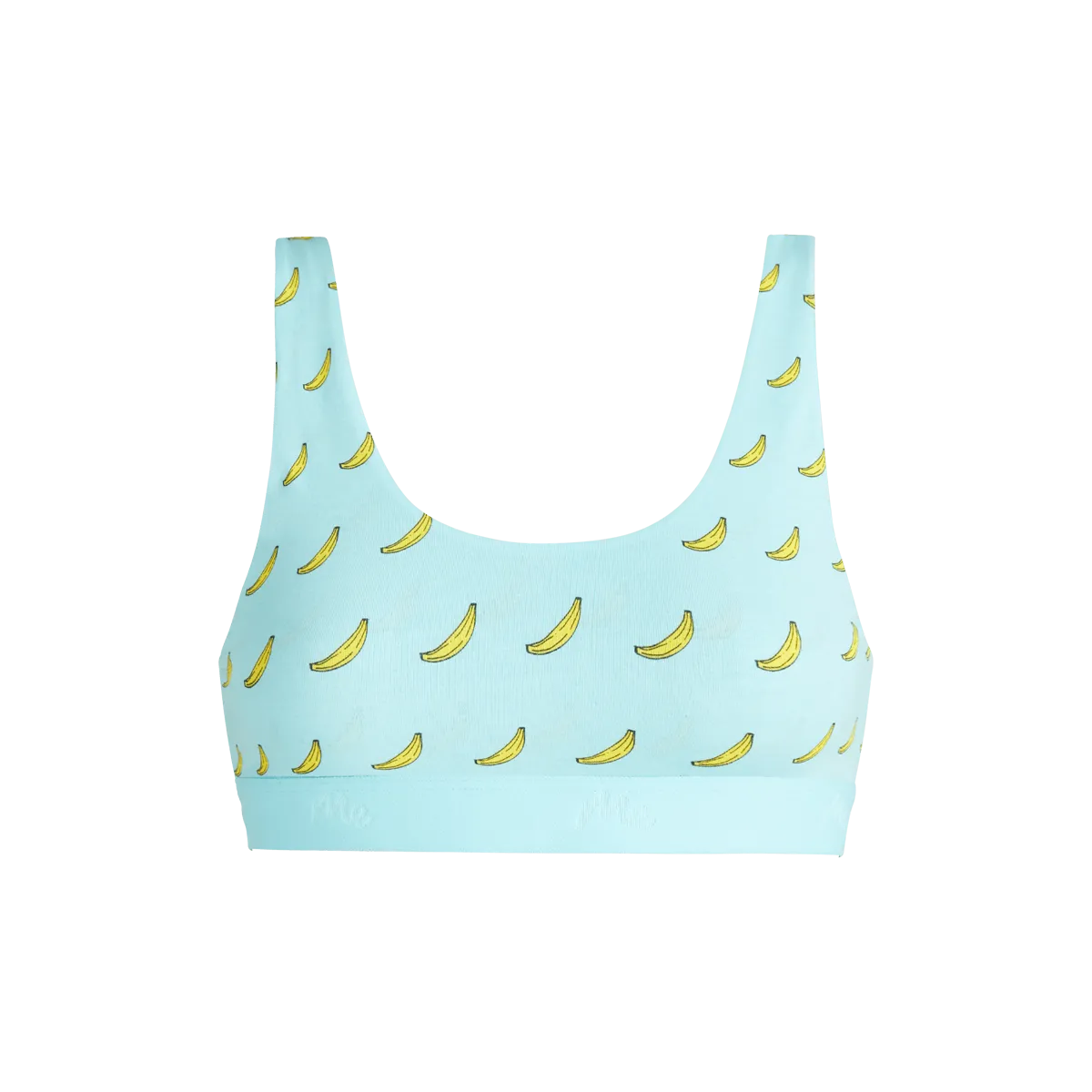Stretch Cotton U-Neck Bralette | Go Bananas