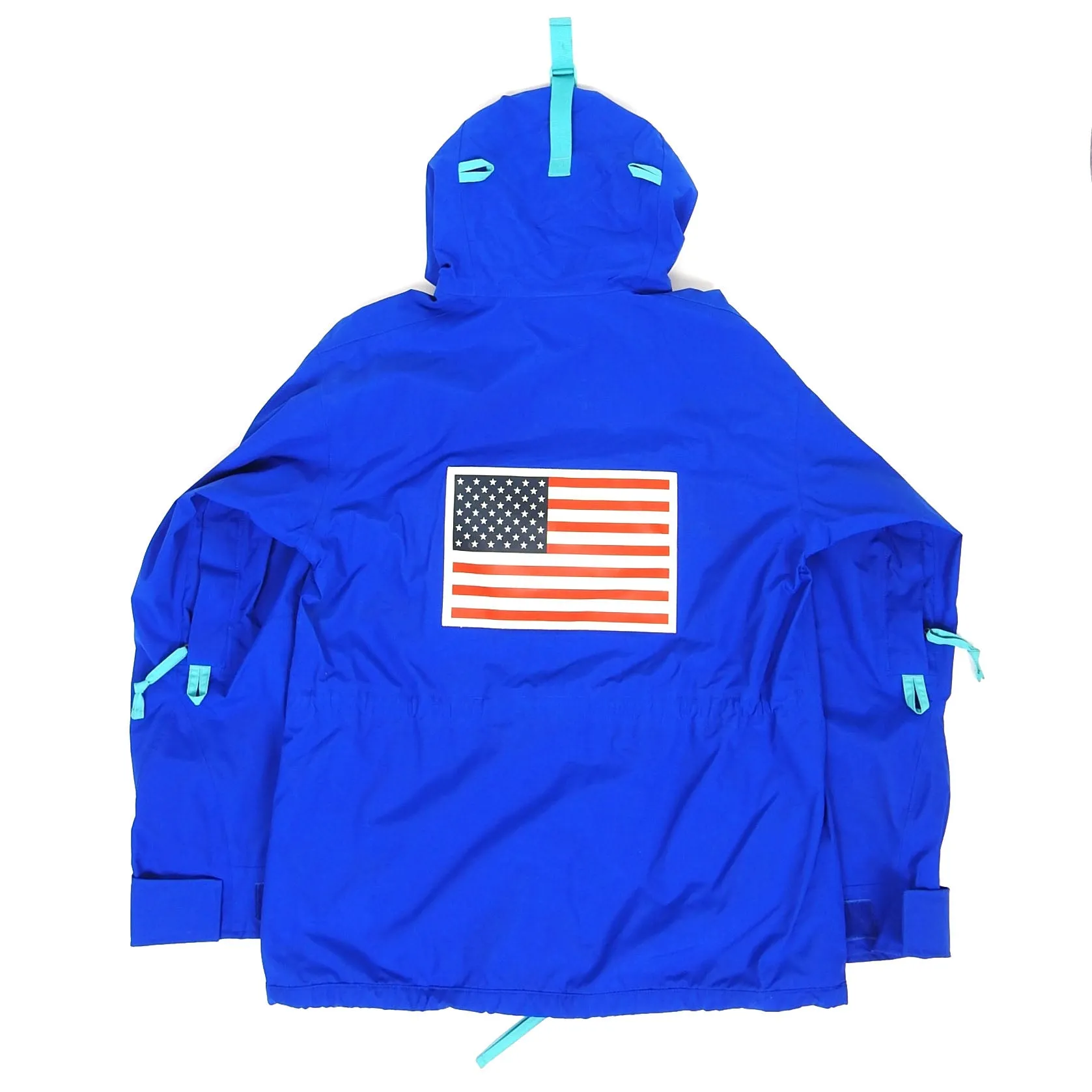 Supreme x The North Face Gore-tex Blue Expedition Pullover Jacket Size Medium