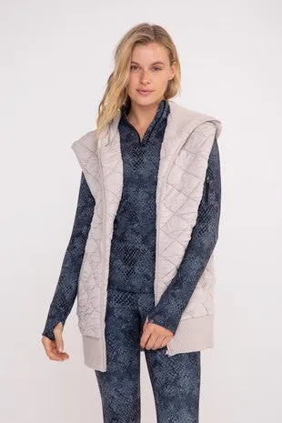 Taupe Quilted Vest