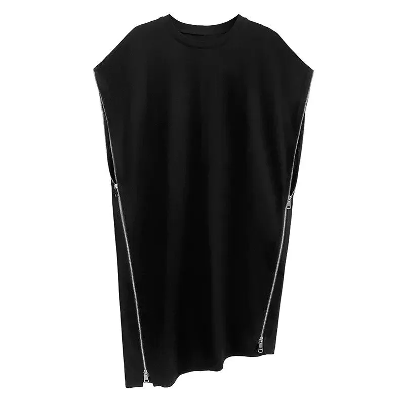 TEEK - Black Zip Side Dress