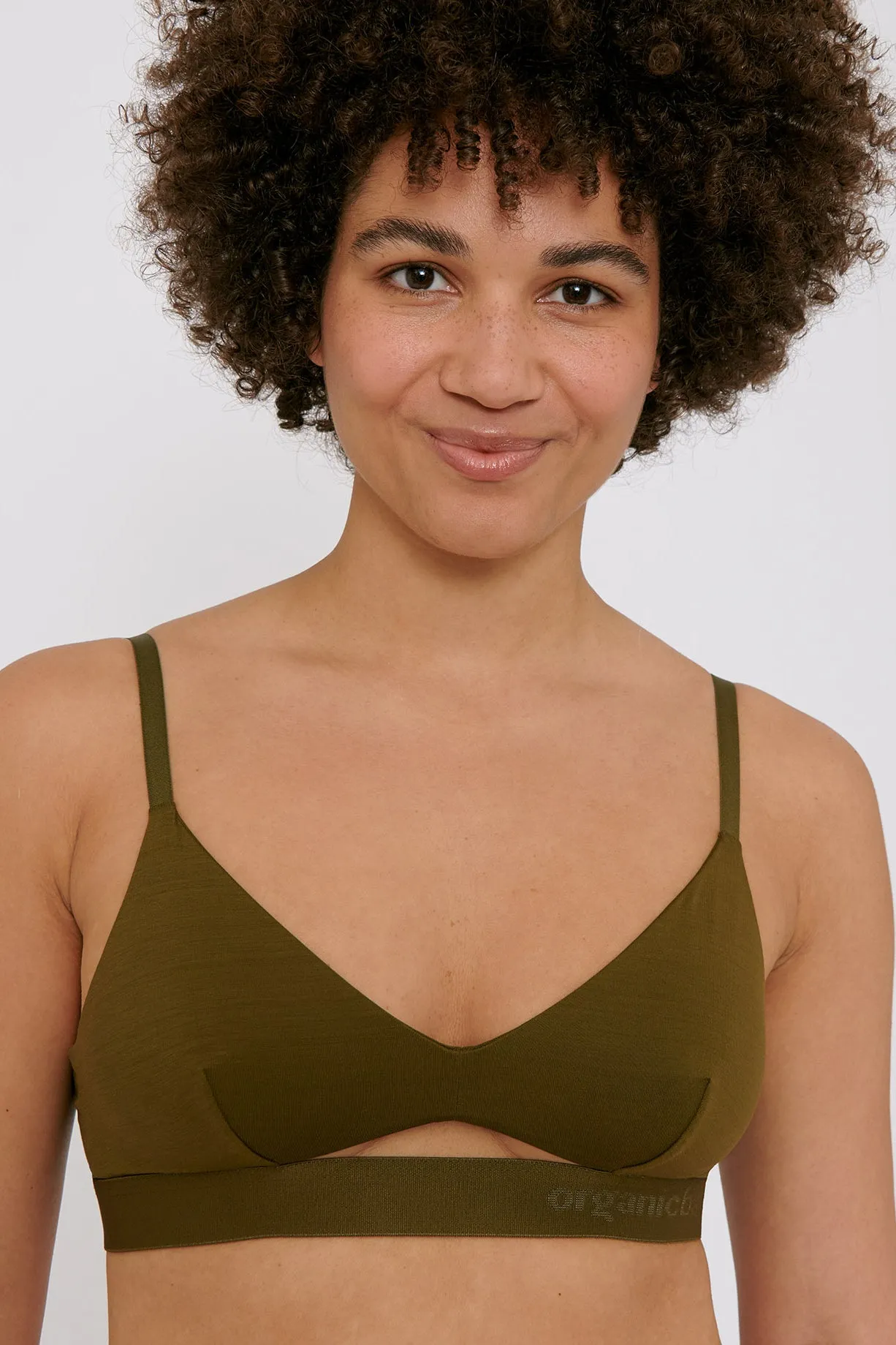 Tencel Bralette - Olive