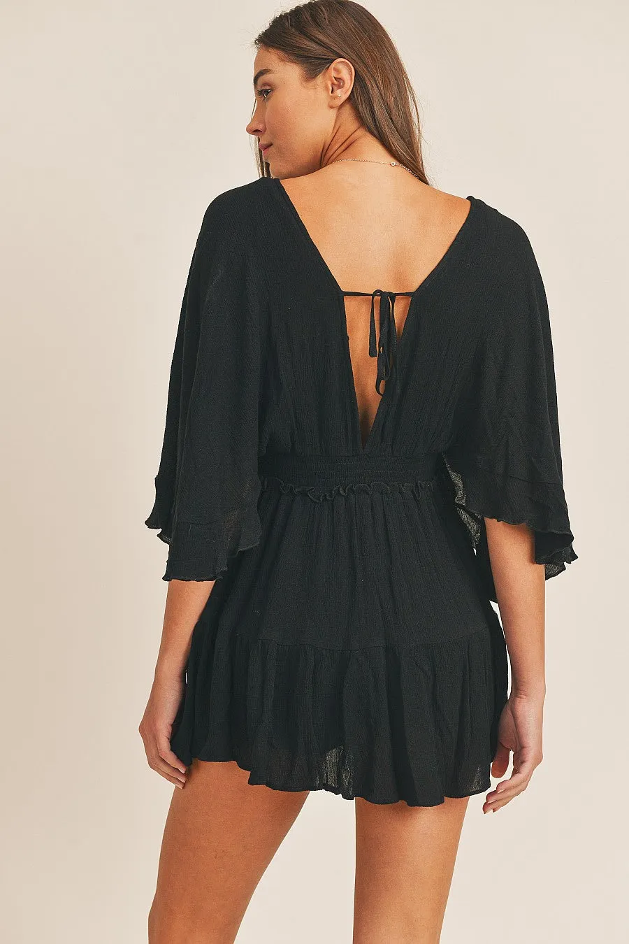 The Gina Romper - Black or Olive [S-L]