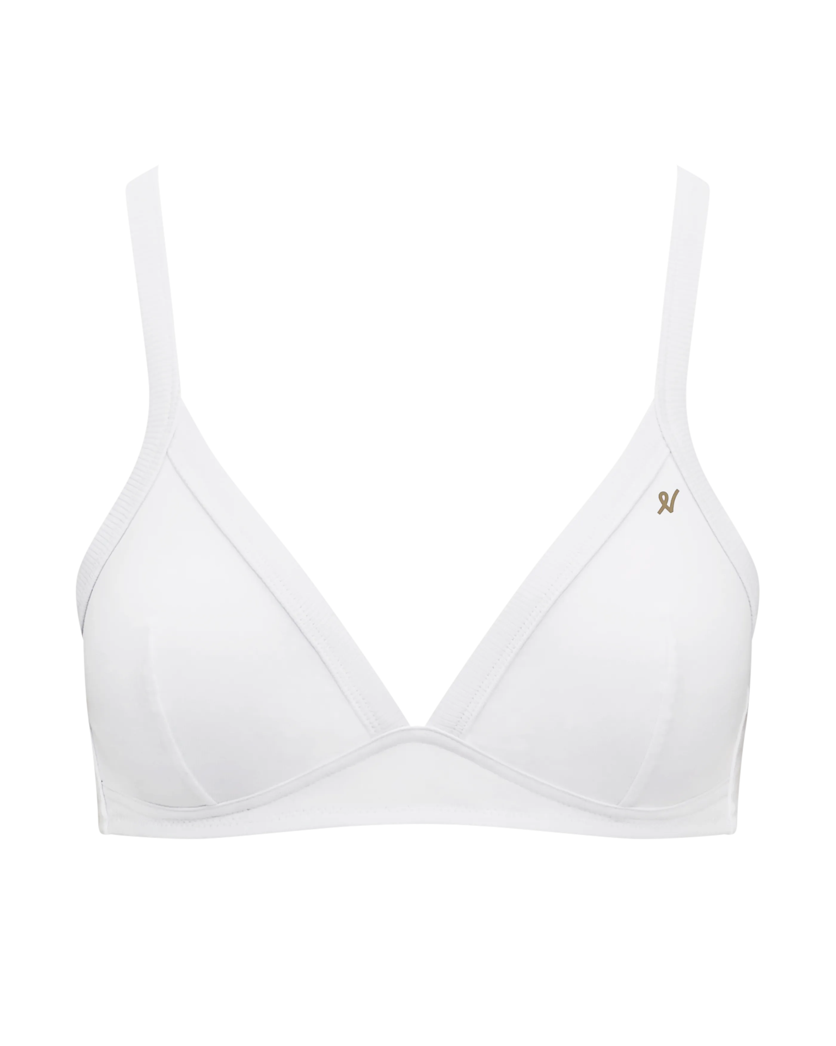 The Organic Cotton Easy Does It Bralette 2 Pack - Black & White