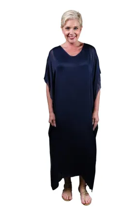 TINA Stephens Italy Helen Silk Kaftan Long Dress