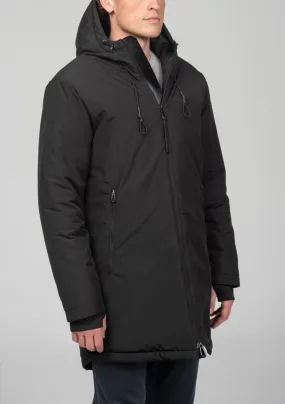 Traveler's Thermal Winter Coat - Black