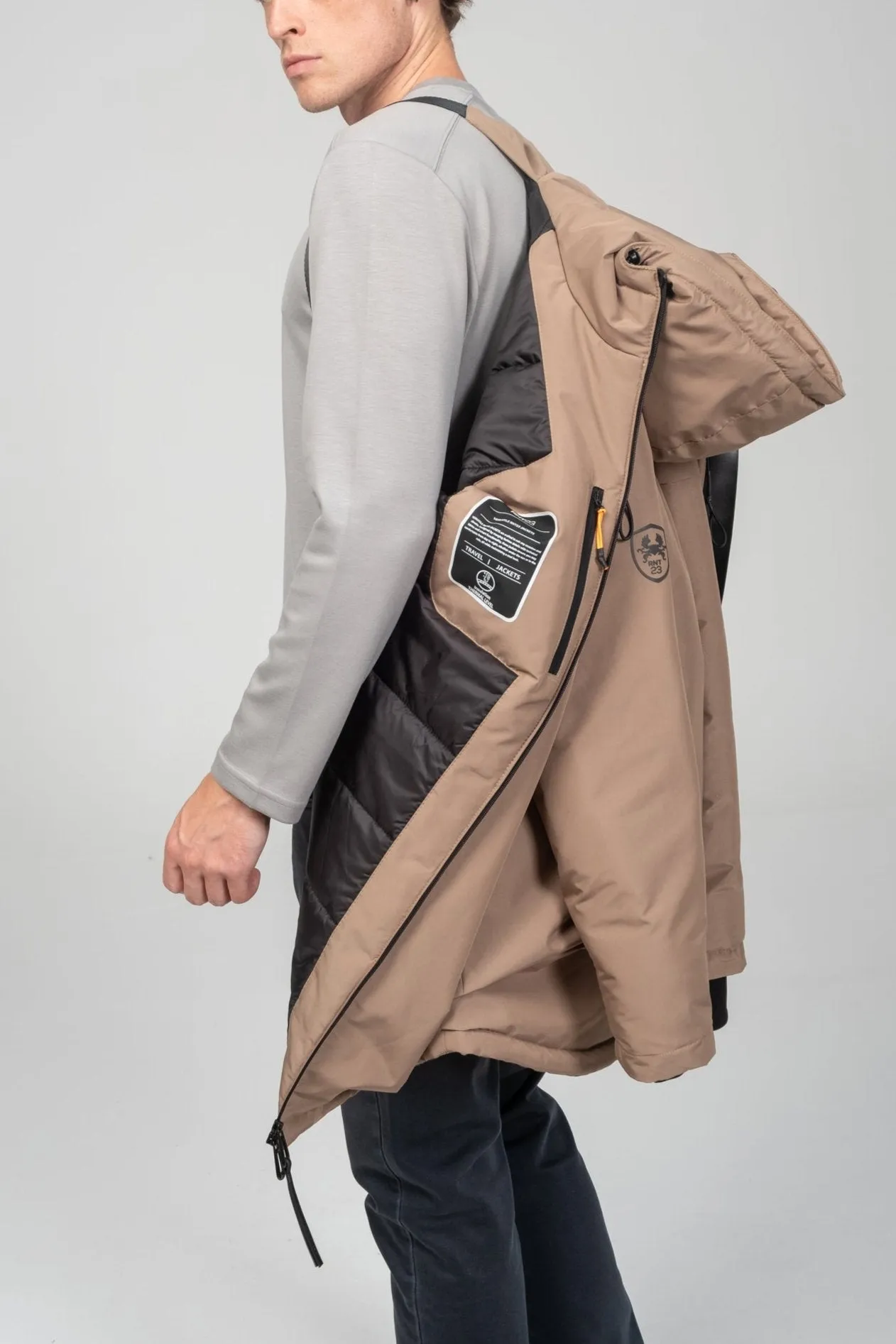 Traveler's Thermal Winter Coat -  Camel