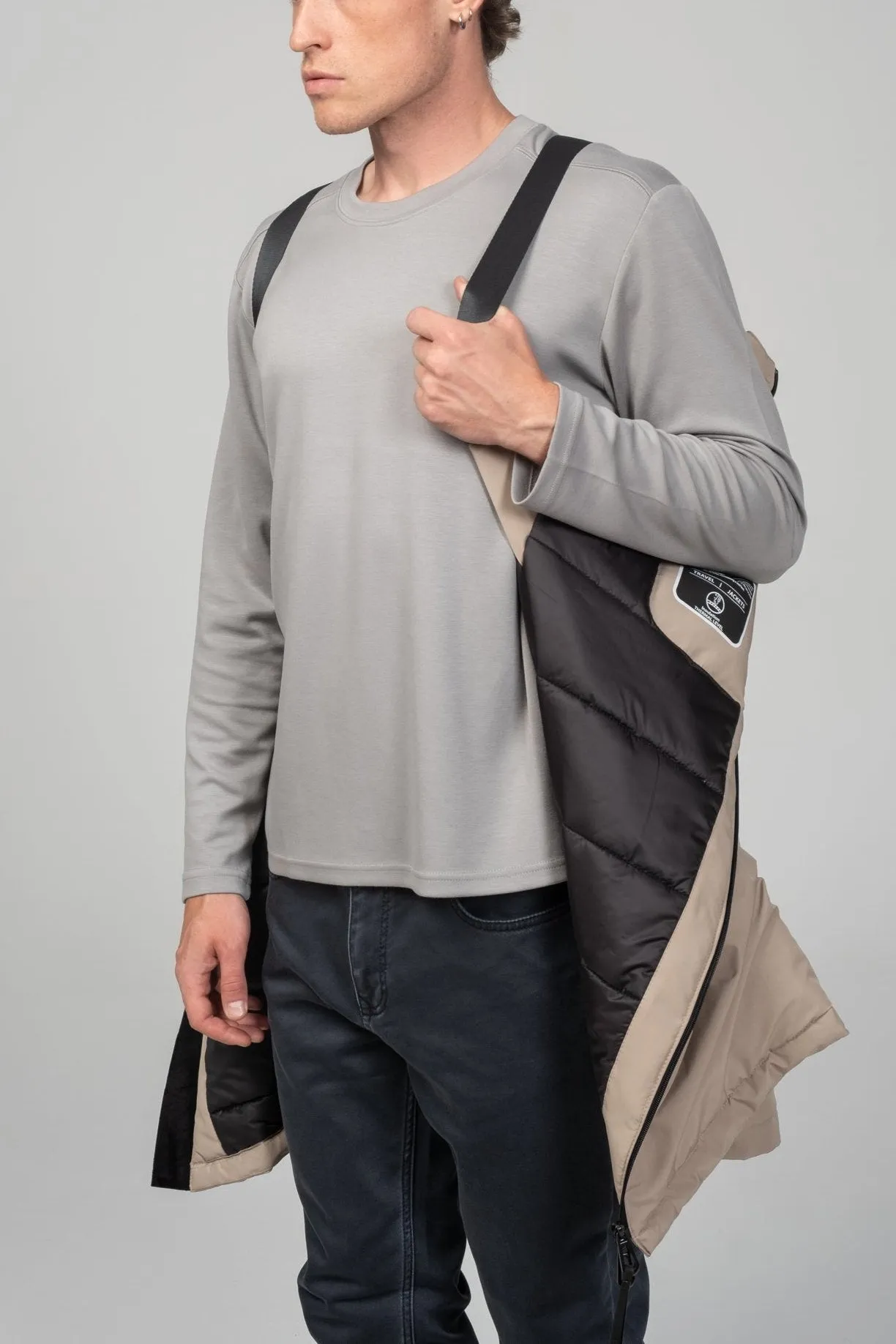 Traveler's Thermal Winter Coat - Stone