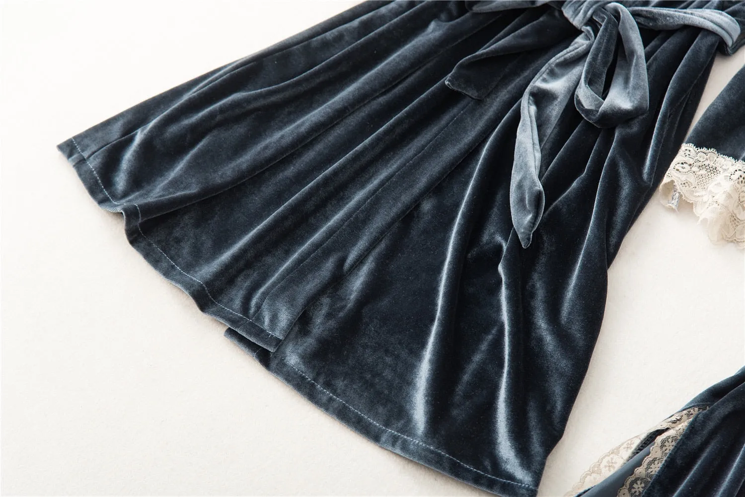 Two pieces Velvet sleepwear