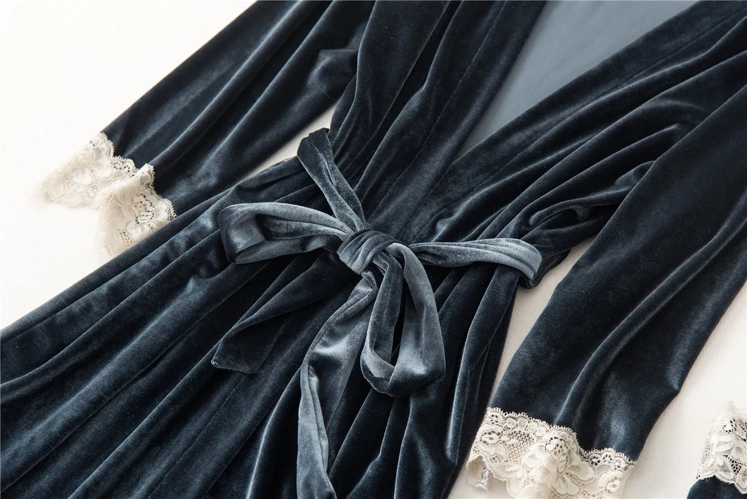 Two pieces Velvet sleepwear