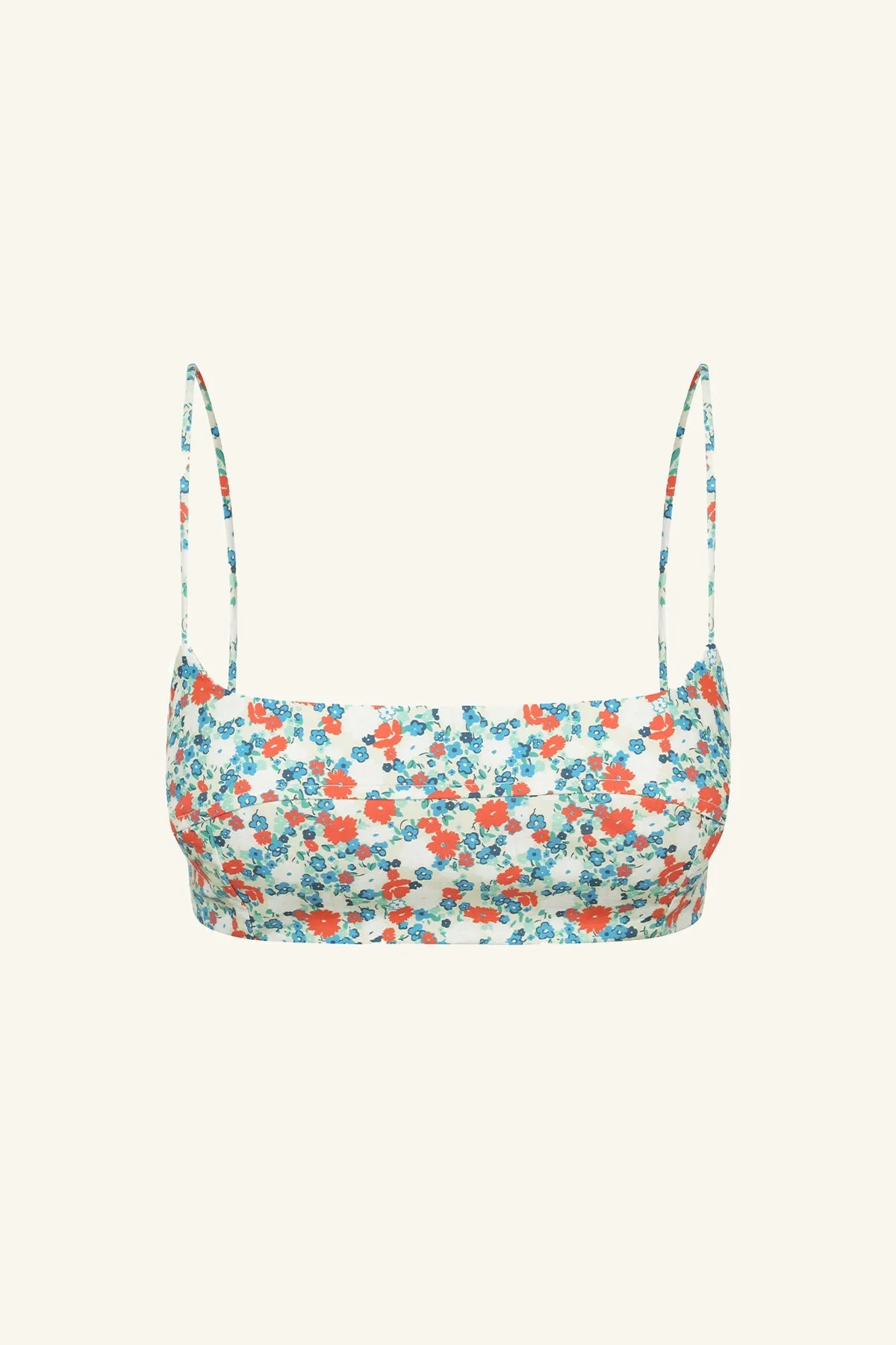 ULANI SHIRRED TIE BACK BRALETTE