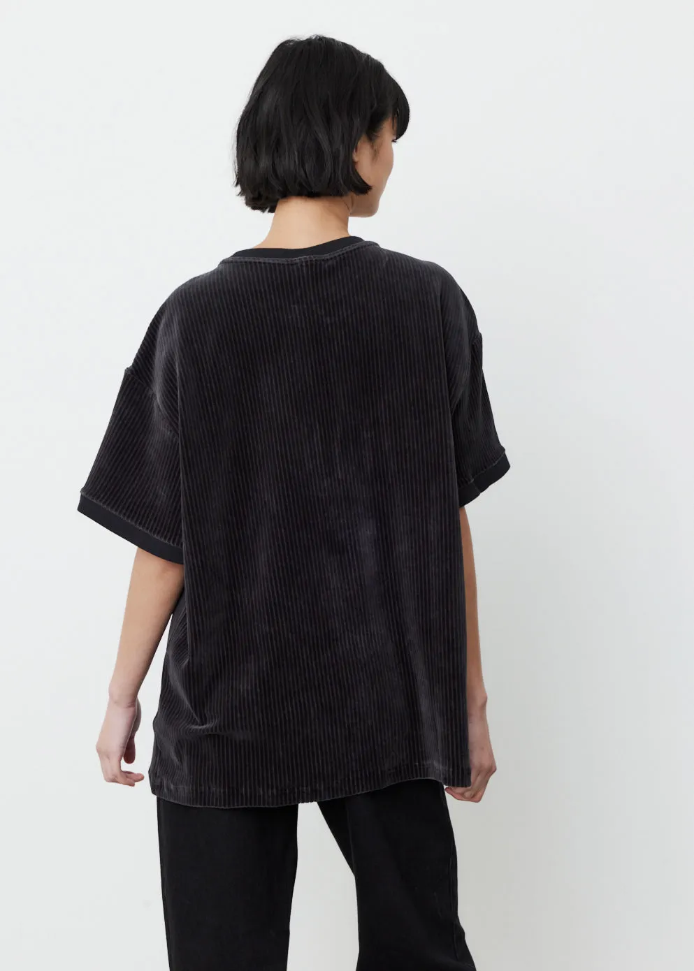 Velour Boyfriend T-Shirt