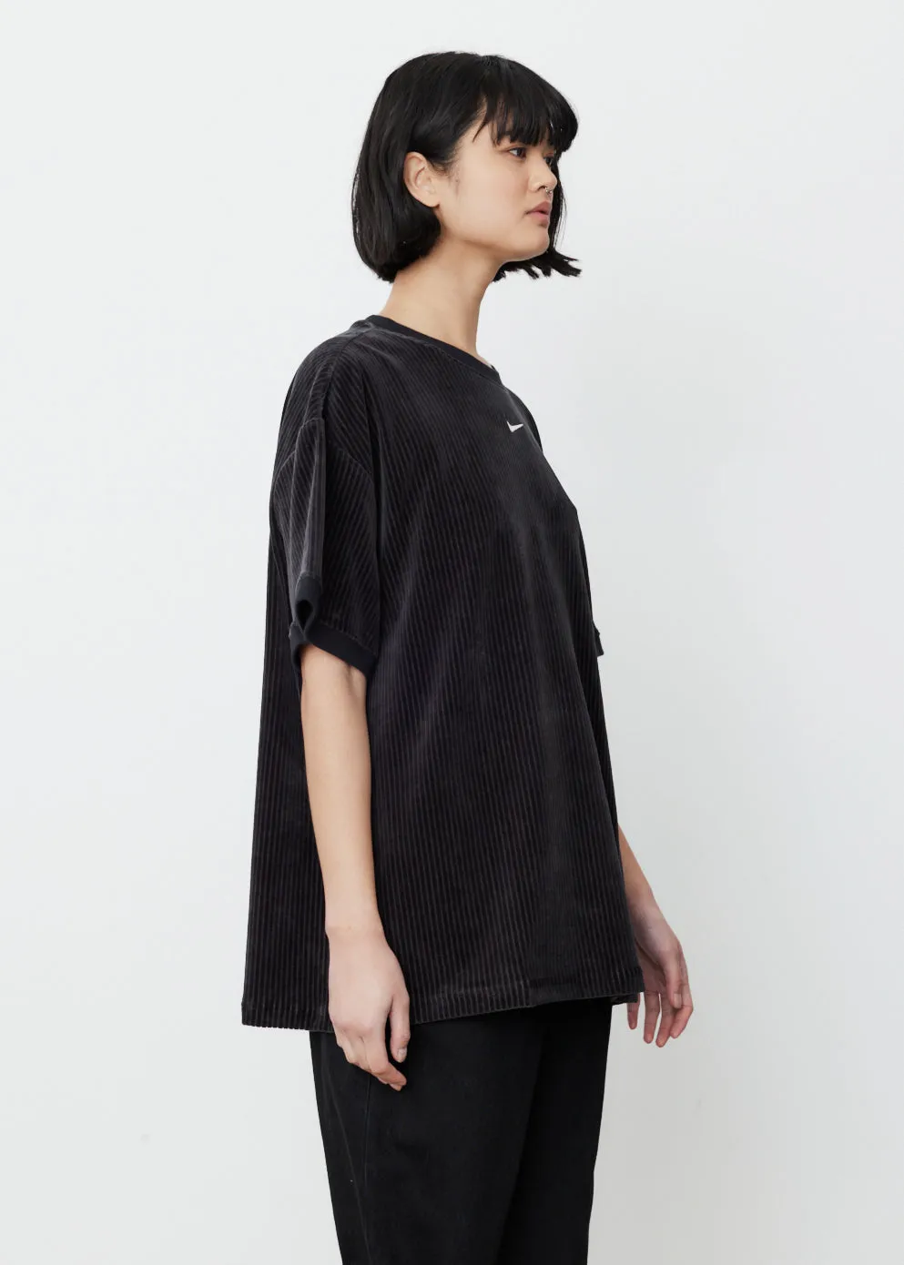 Velour Boyfriend T-Shirt