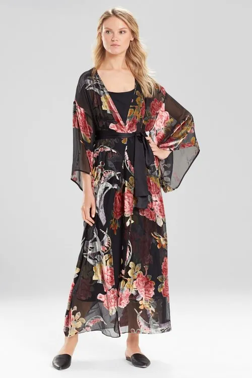 Velvet Burnout Robe