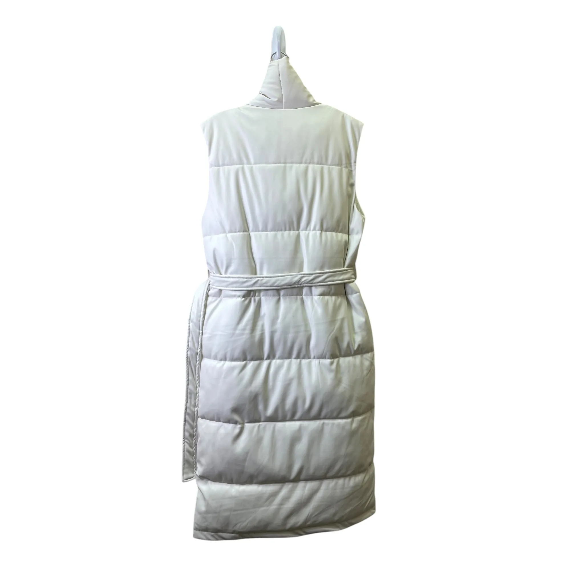 Vest Puffer & Quilted By Akira In Cream, Size:M