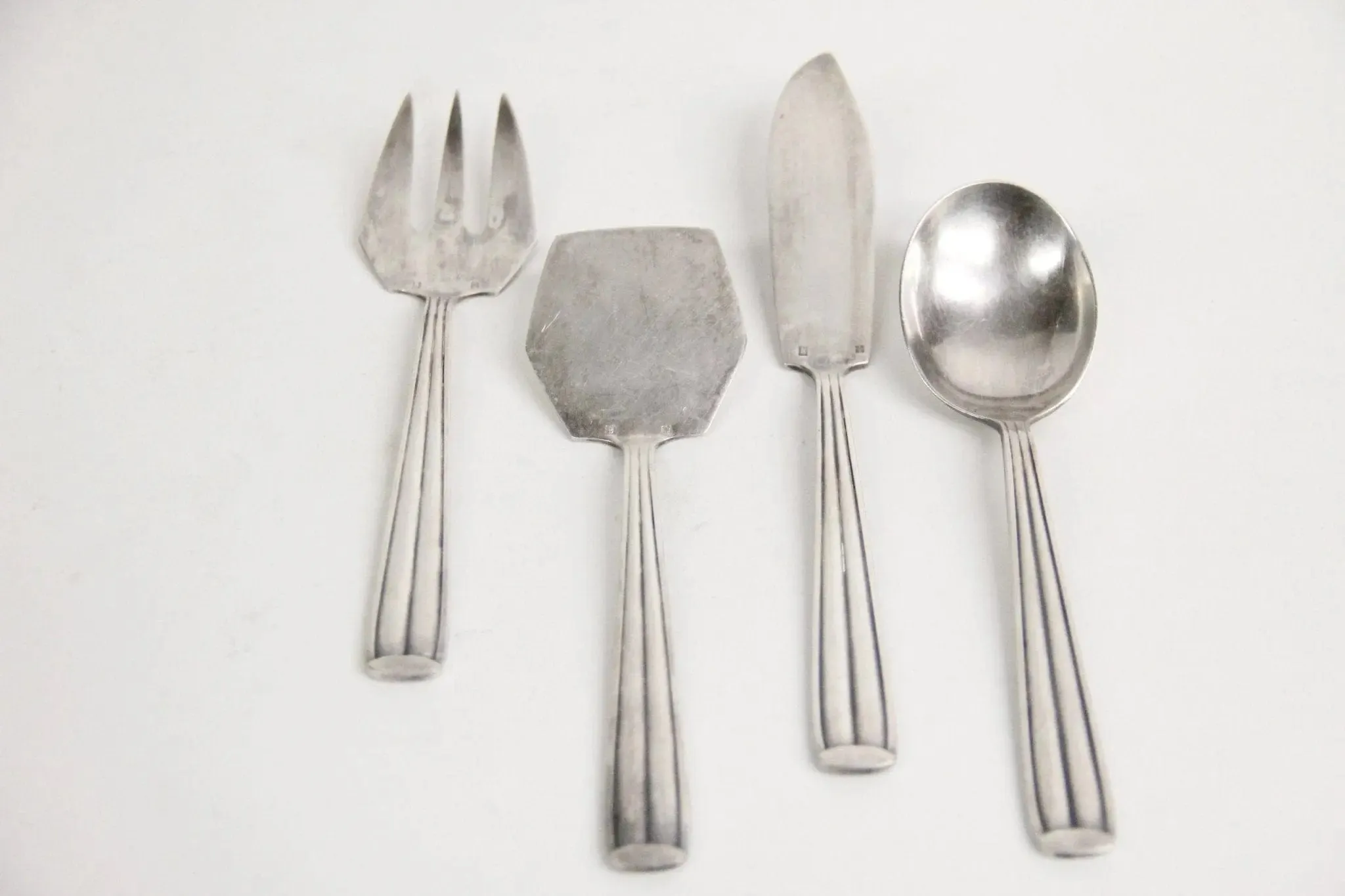 Vintage French Serving Set | Hors D'oeuvres Flatware Set