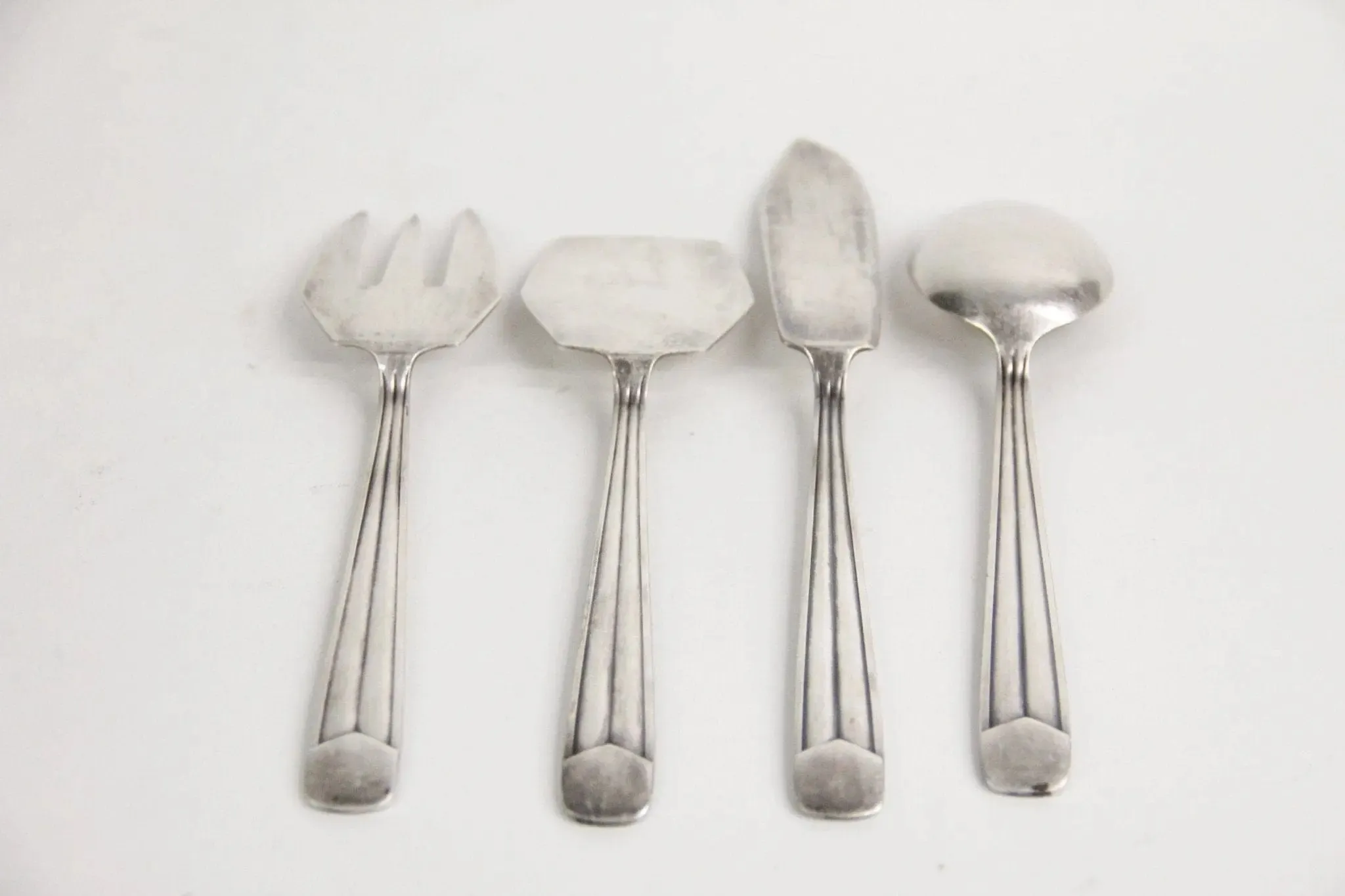 Vintage French Serving Set | Hors D'oeuvres Flatware Set