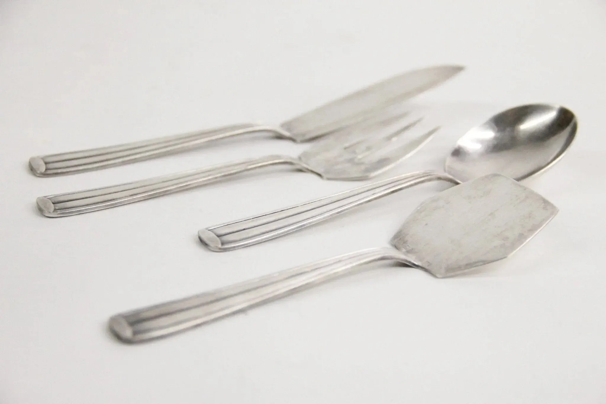 Vintage French Serving Set | Hors D'oeuvres Flatware Set