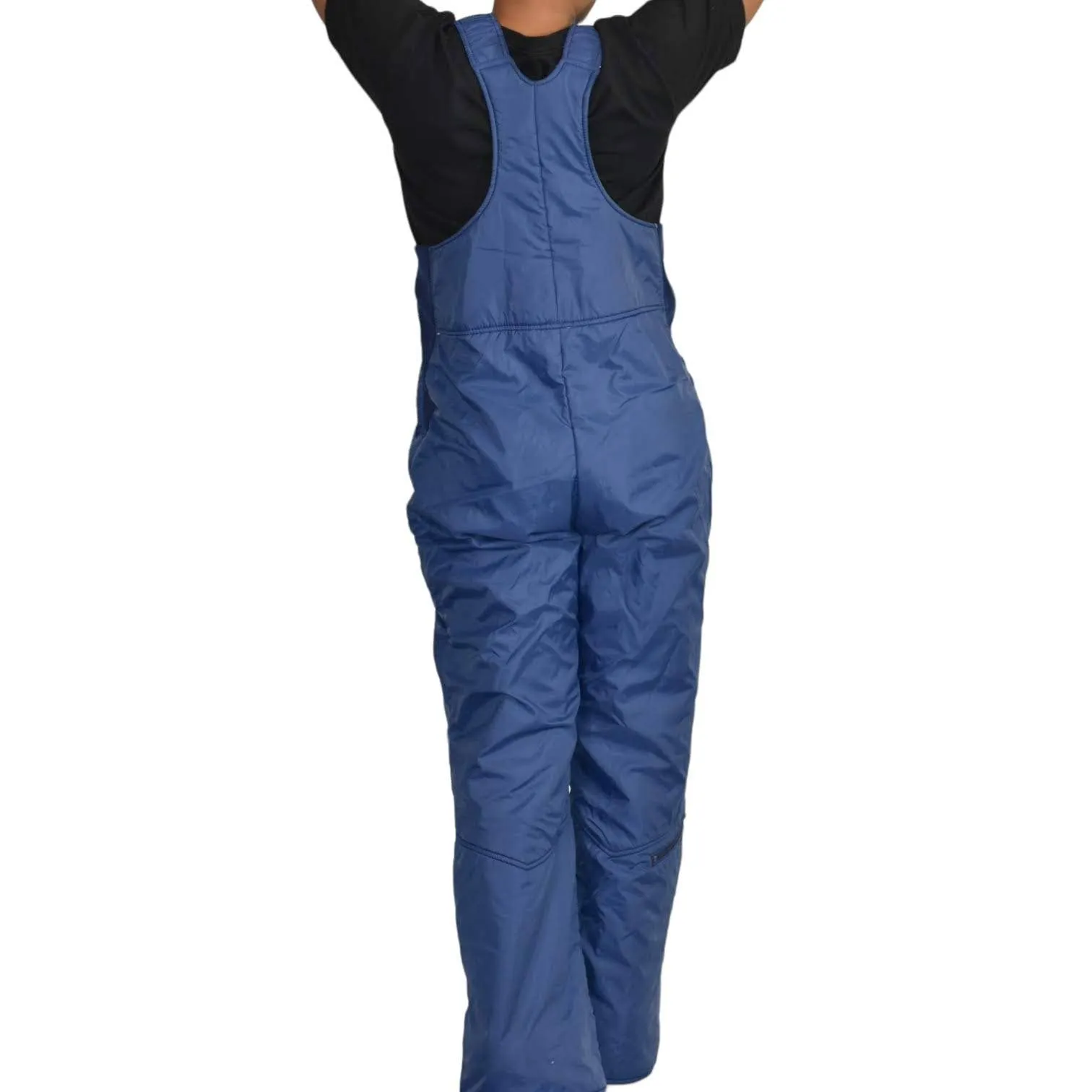 White Stag Bib Overall Snow Pants Suspender Jumpsuit Blue Gaiters Snow Suit Ski 80s Size 38 Mens