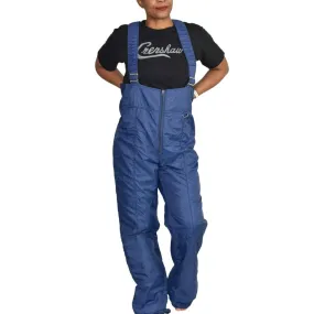 White Stag Bib Overall Snow Pants Suspender Jumpsuit Blue Gaiters Snow Suit Ski 80s Size 38 Mens