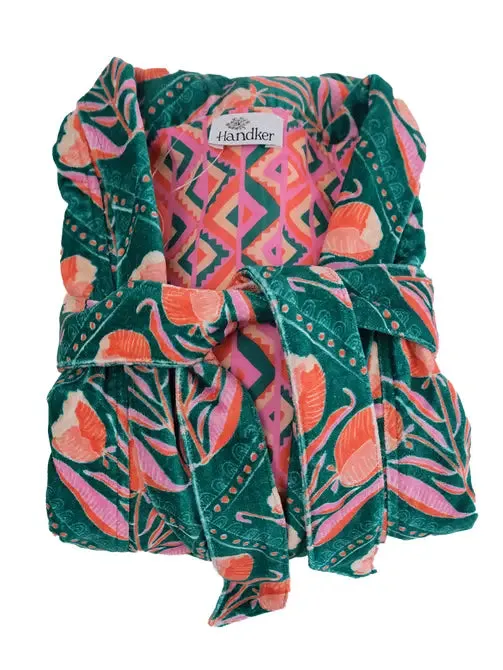 Winnie Cotton Velvet Robe