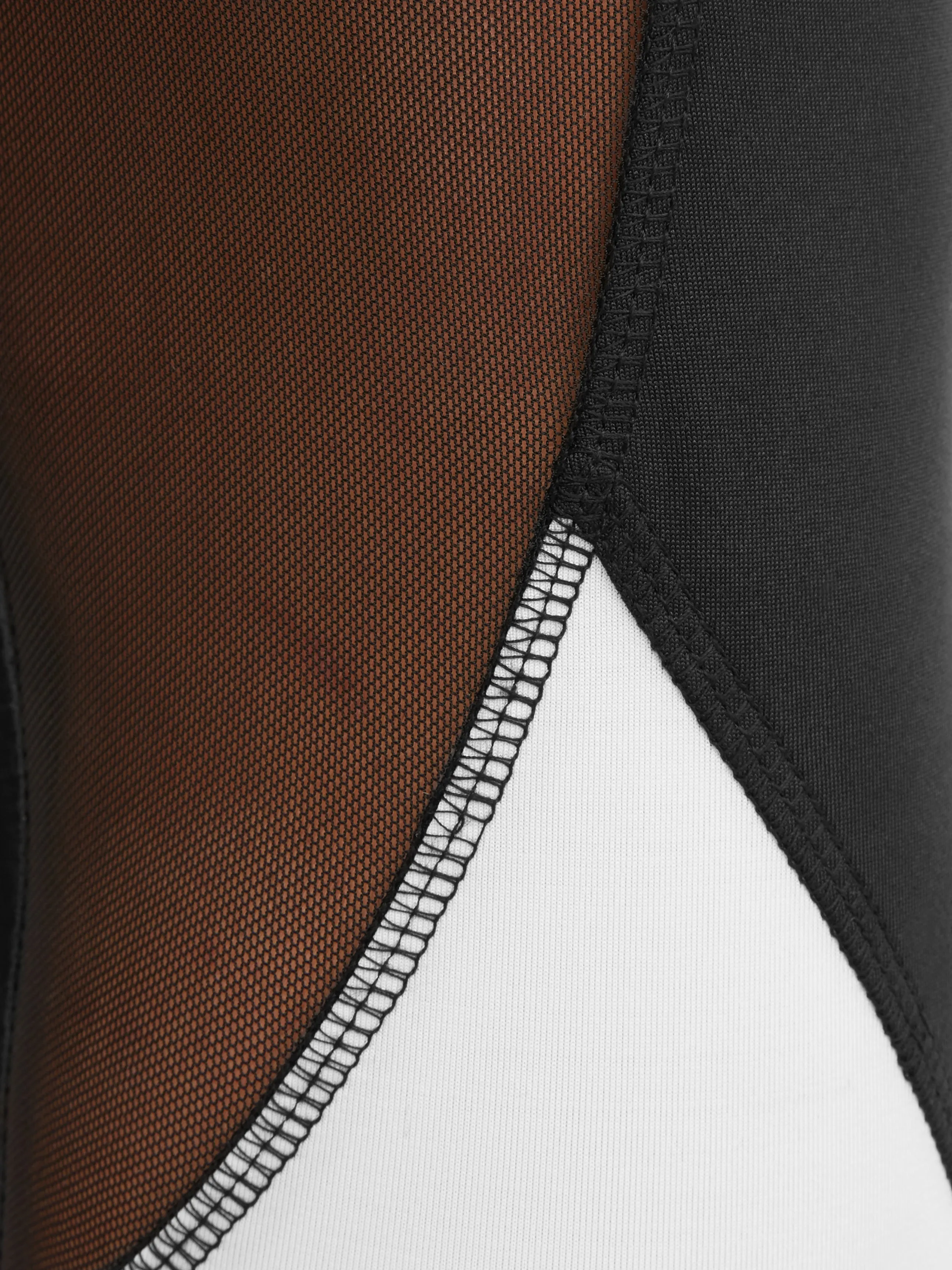 Women's Contrast Ankle Colorblock Performance Capri Legging