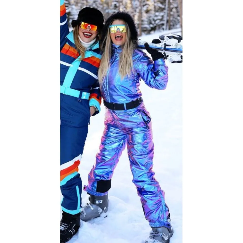 Women's Iridescent Iris Ski Suit