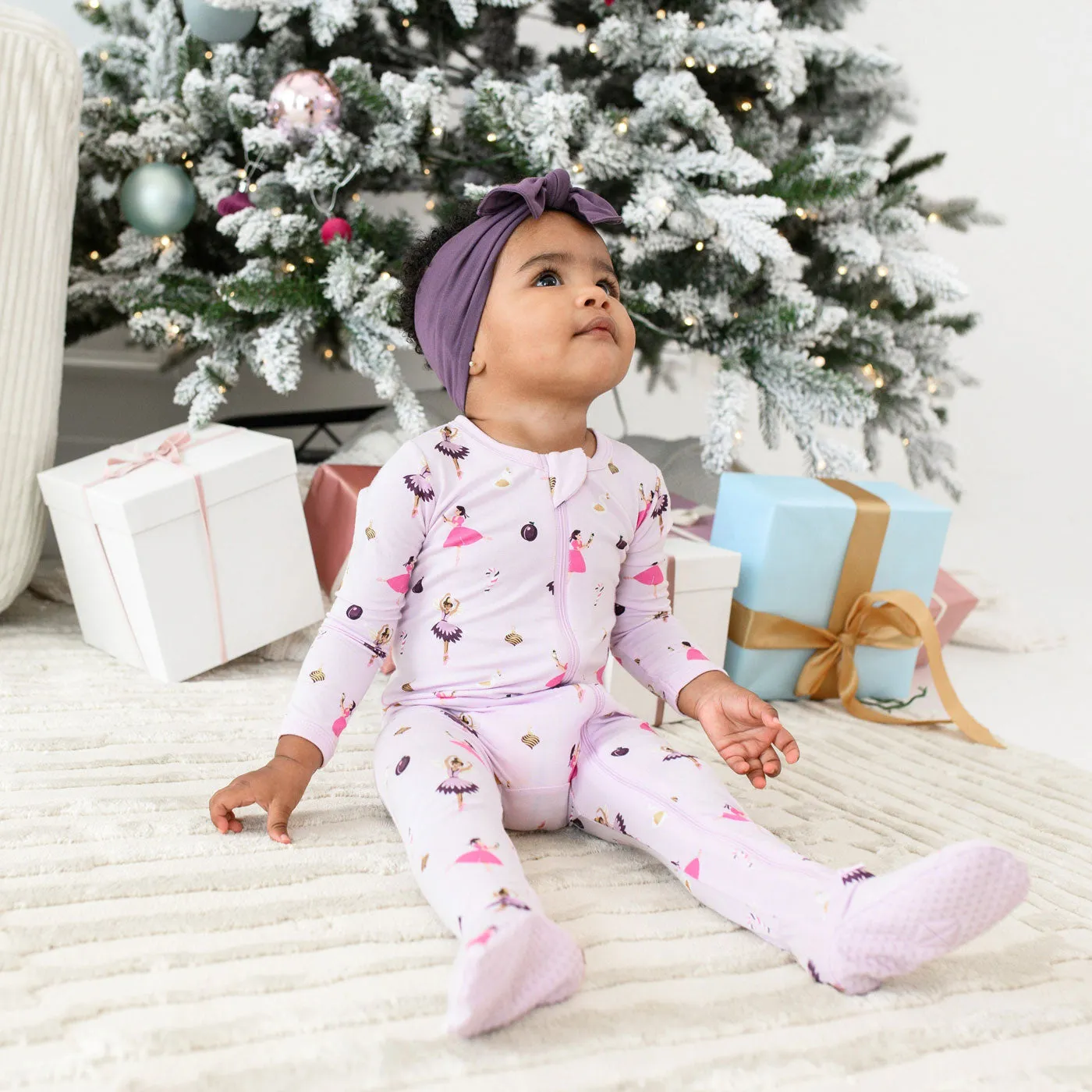 Zippered Footie - Sugar Plum